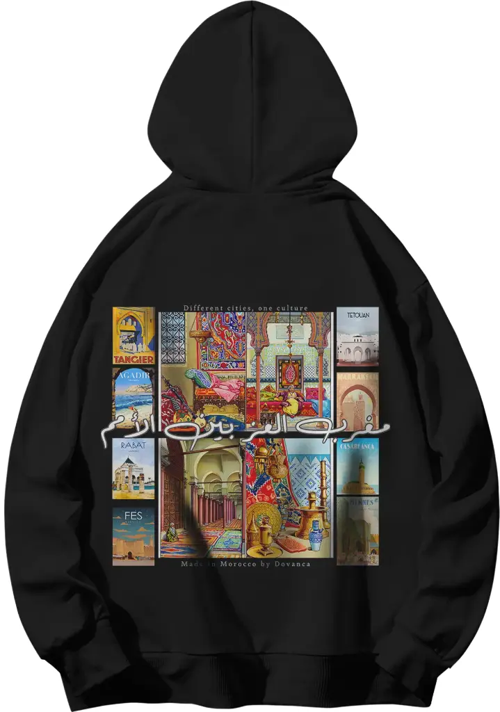 Made In Morocco Hoodie (black)